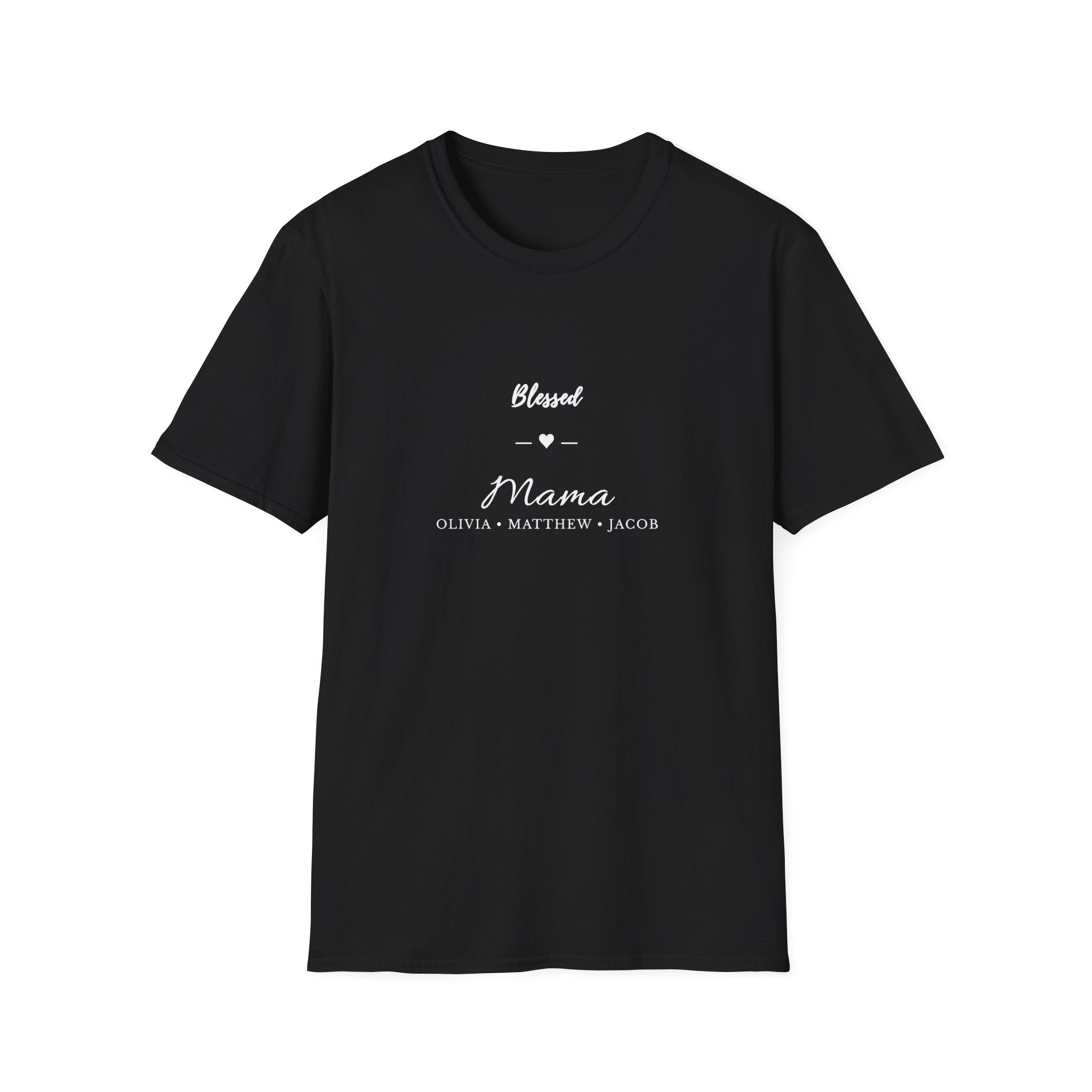 Personalized Blessed Mama Shirt
