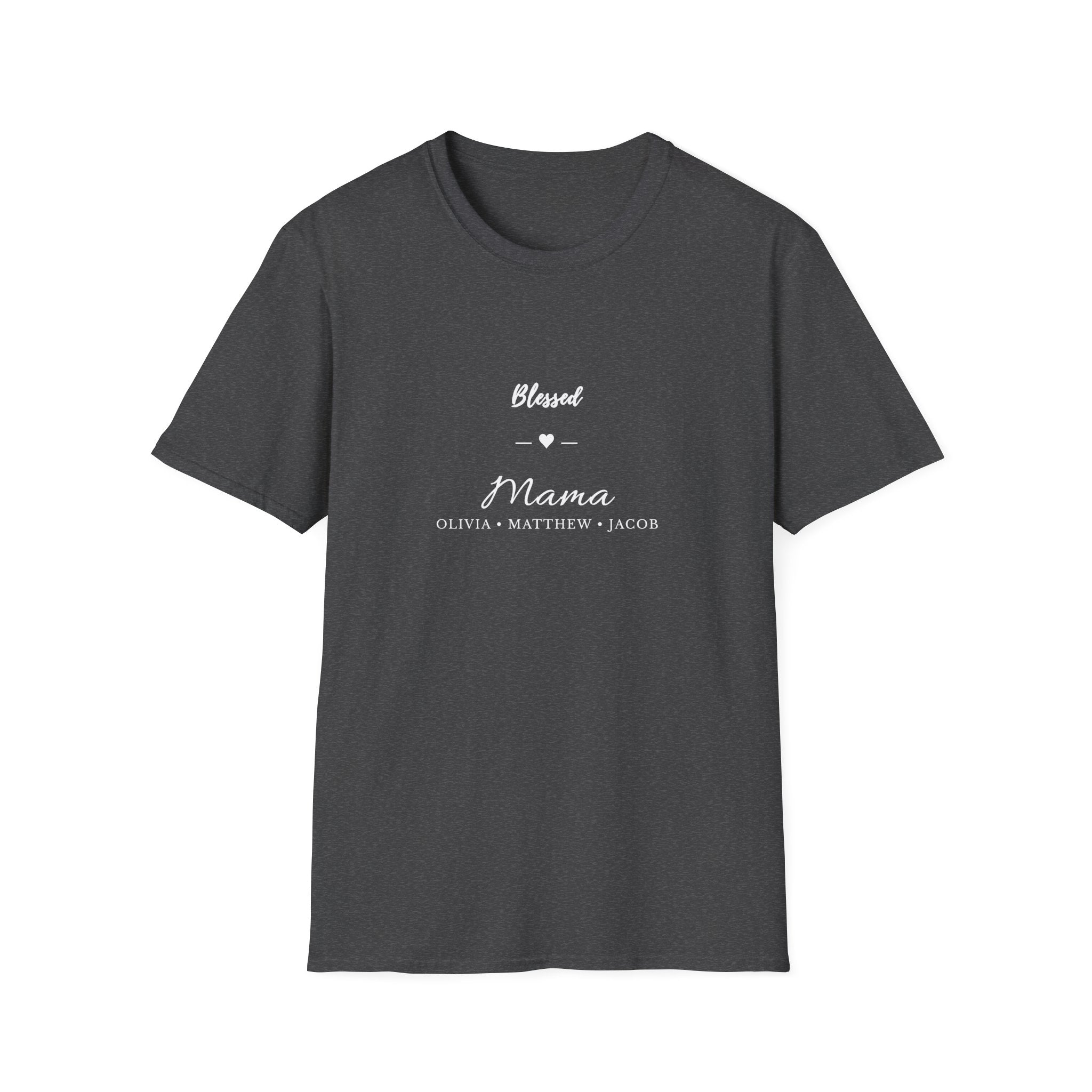 Personalized Blessed Mama Shirt