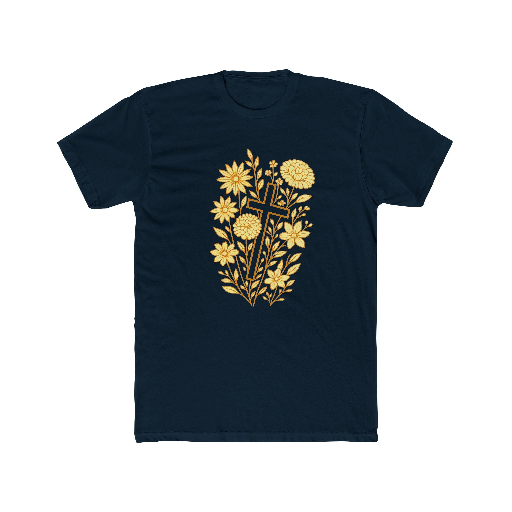 Floral Cross Tee