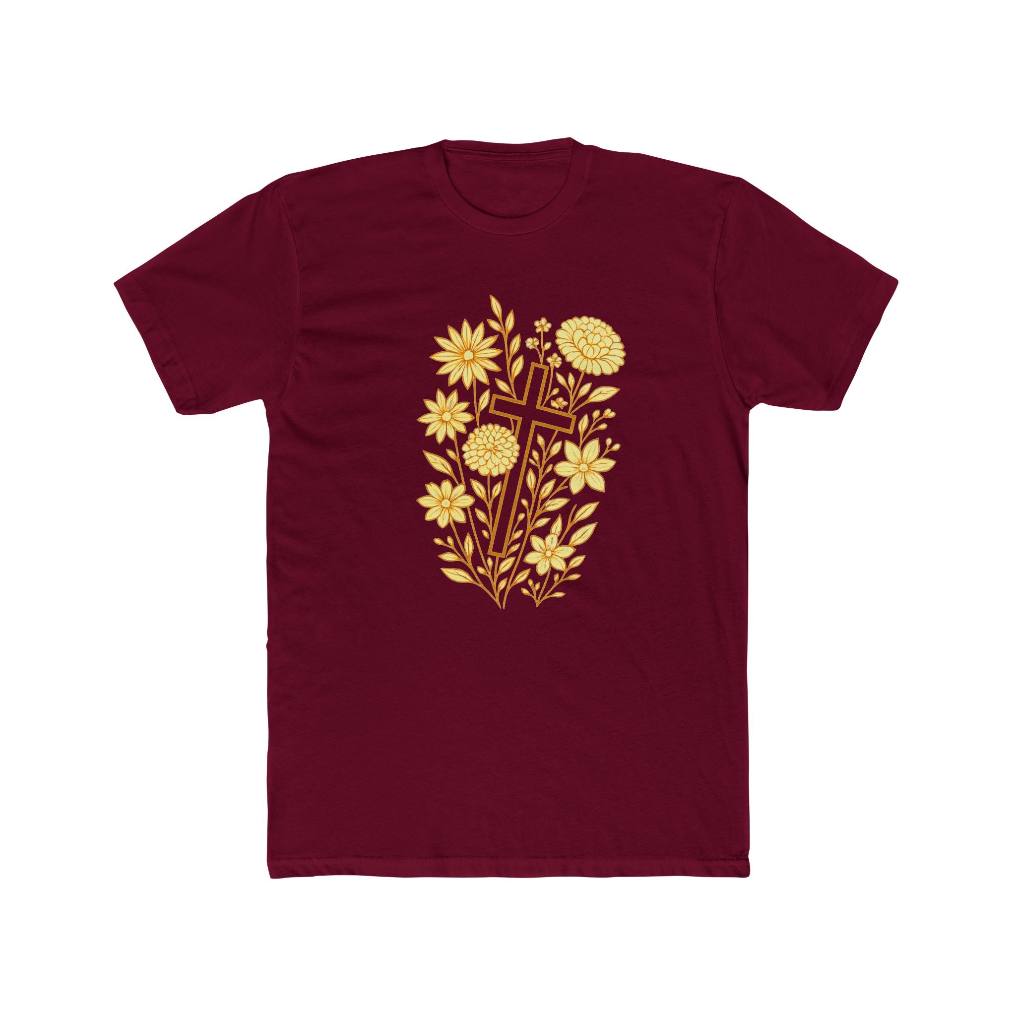 Floral Cross Tee