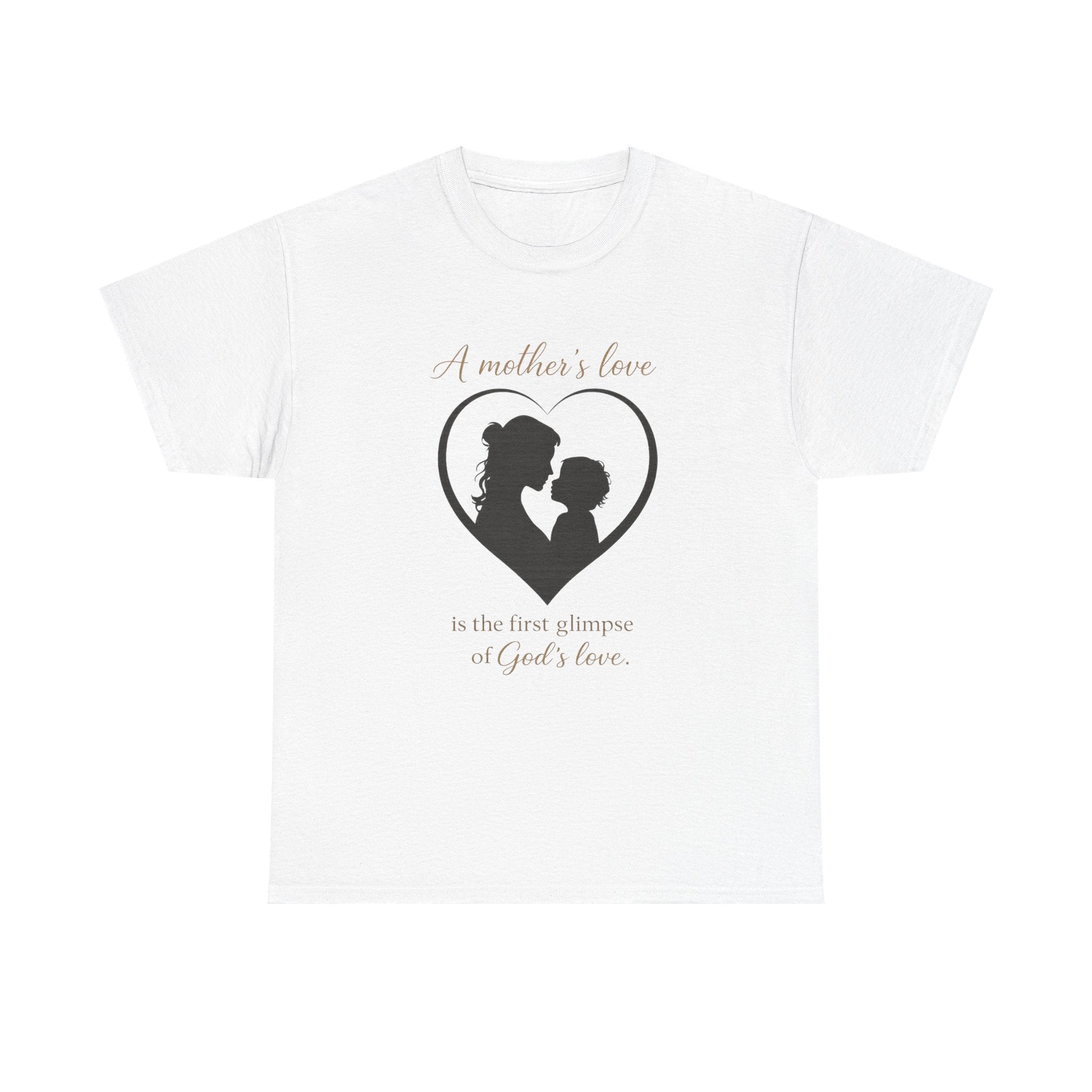 A Mother’s Love Christian Shirt | Faith-Based Mom Tee | Inspirational Motherhood Quote | Mother’s Day Gift for Mom | Religious T-Shirt