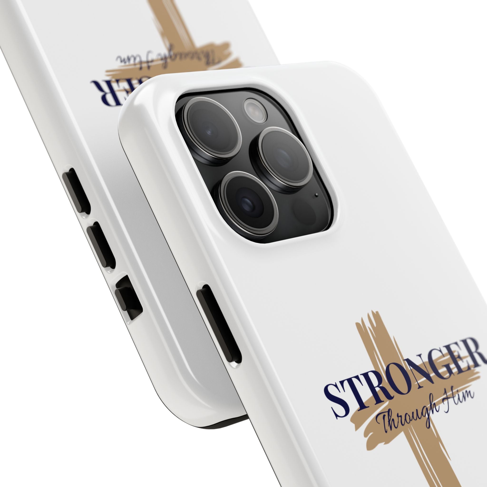 Stronger Through Him Phone Case