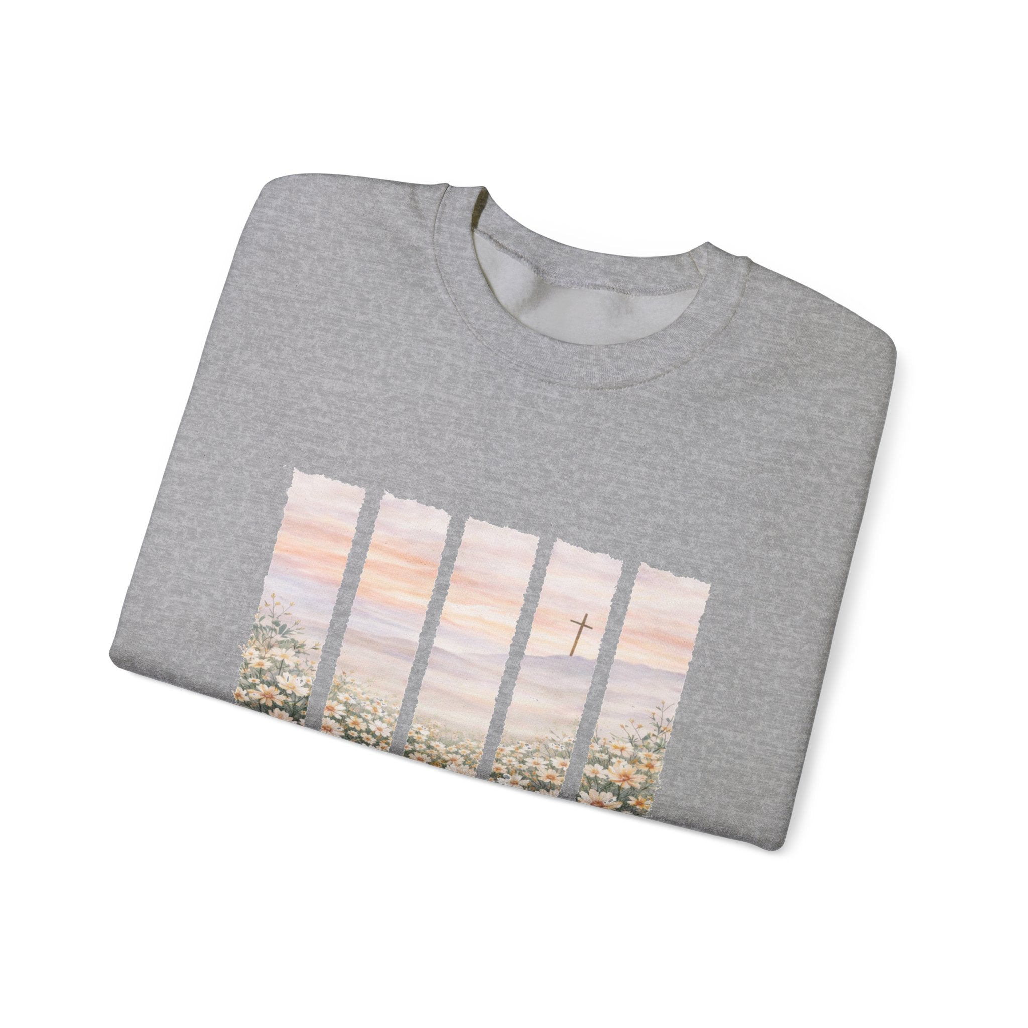 Christian Floral Crewneck Sweatshirt John 3:16