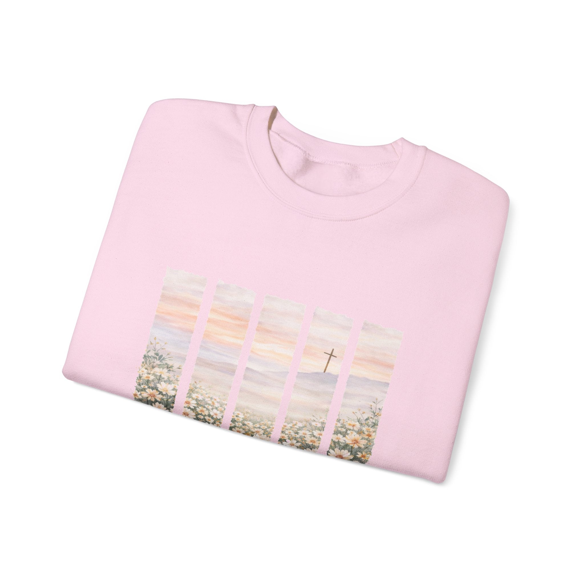 Christian Floral Crewneck Sweatshirt John 3:16
