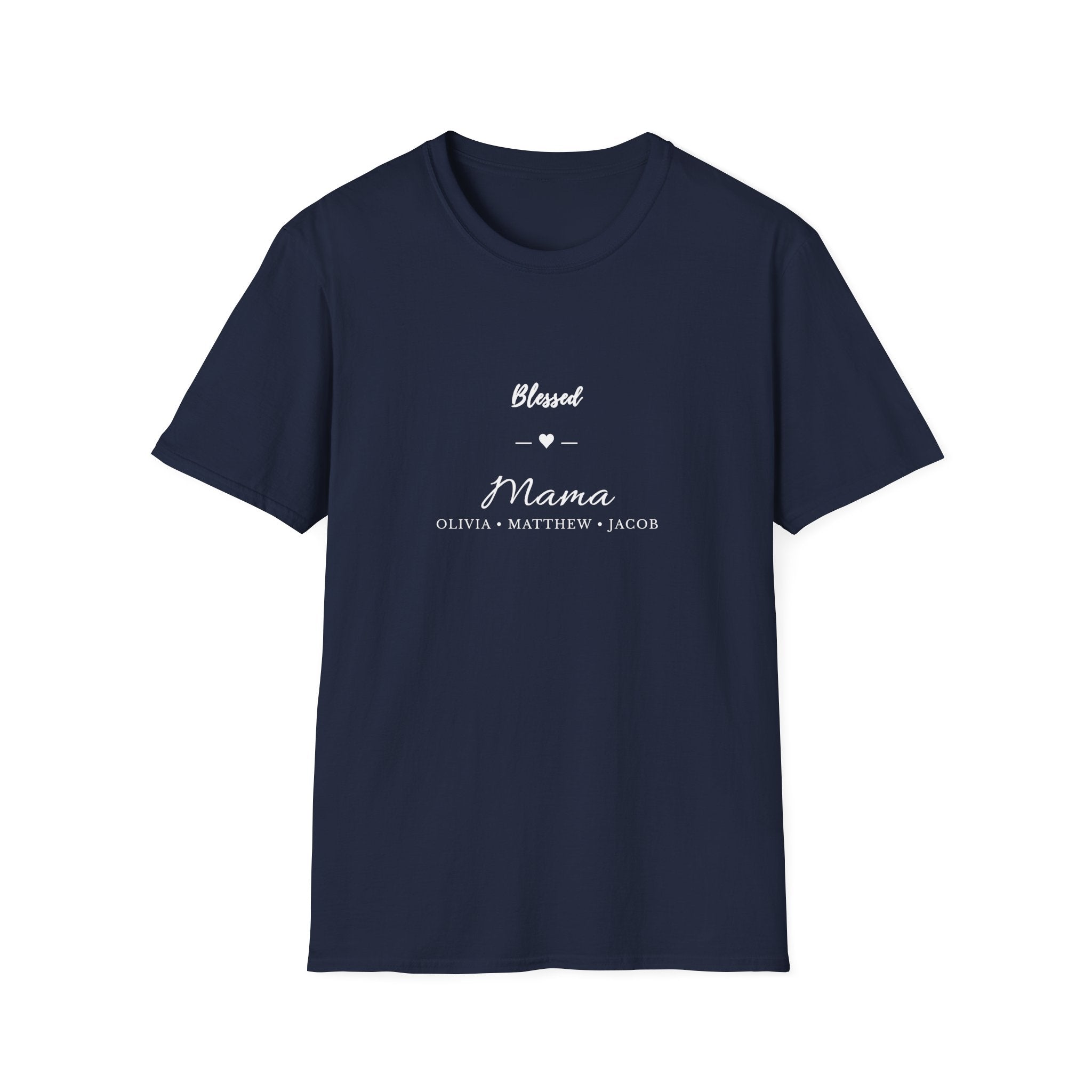 Personalized Blessed Mama Shirt
