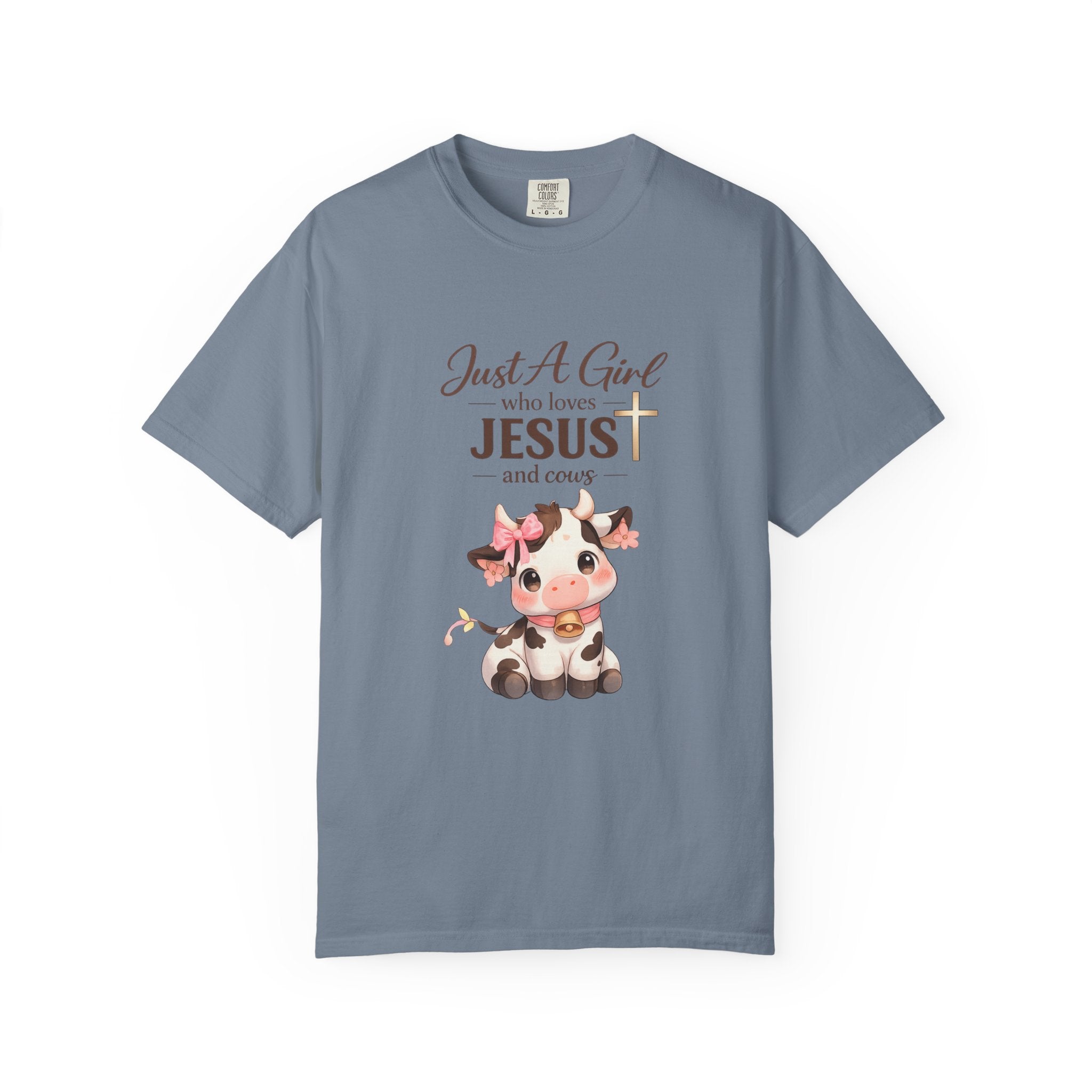 Just a Girl Who Loves Jesus and Cows Tee
