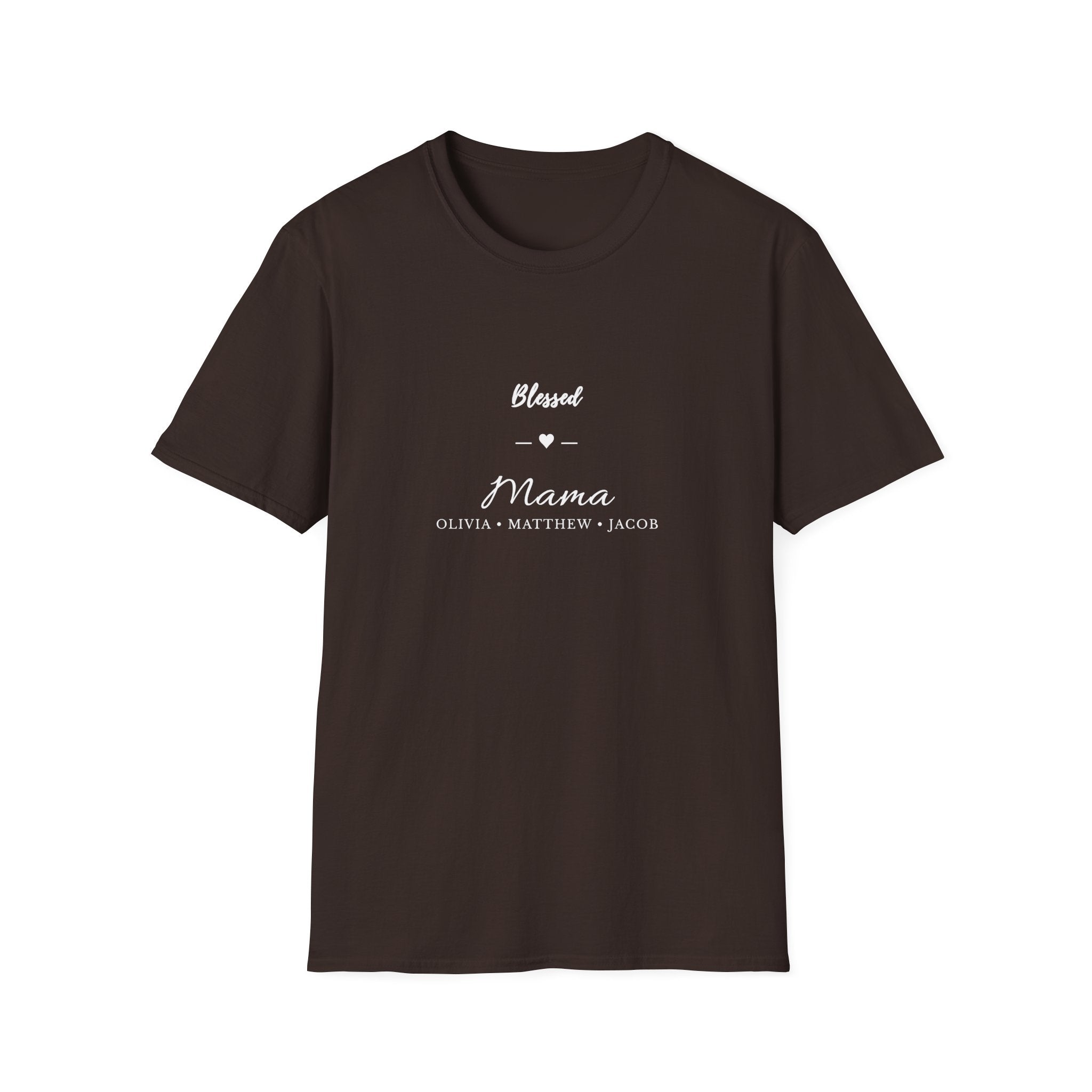 Personalized Blessed Mama Shirt