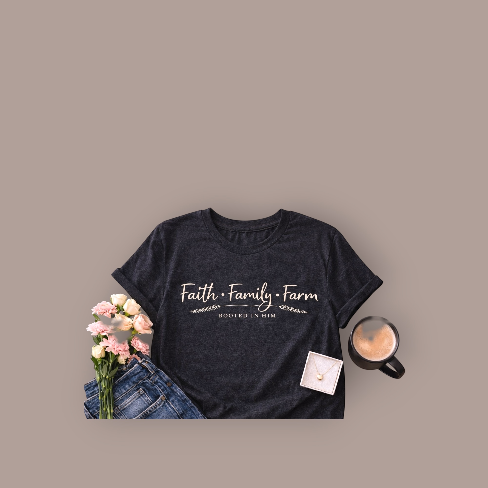 Faith, Family, Farm Tee